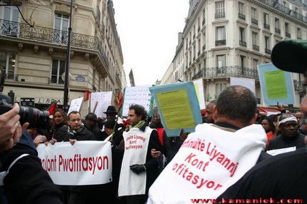  Kamaniok photo Manifestation LKP Paris sur www.kamaniok.com